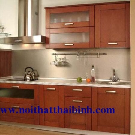 Tủ bếp gỗ cn phủ xoan MS 1200  GIÁ = 2.500.000 md