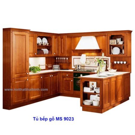 Tủ bếp căm xe MS 9023  GIÁ : 4.700.000md