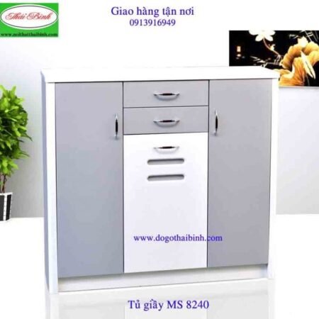 Tủ giầy dép MS 8240 Giá 1m0x0m33x1m08 = 2.200.000        1m2x0m33x1m08 = 2.500.000