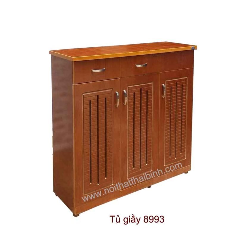 Tủ giầy phủ vân gỗ xoan MS 8993 Giá 1m2 = 3.000.000 - Ảnh 2