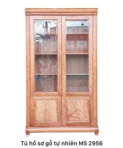 Tủ gỗ đựng tài liệu gỗ tự nhiên MS 2956 | GIAO HỎA TỐC TPHCM