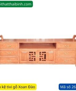 Tủ kệ tivi gỗ Xoan Đào 2m MS 2665