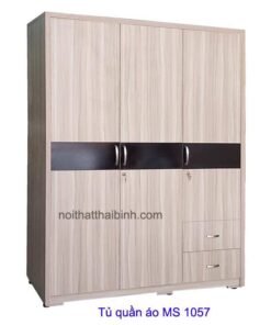 Tủ quần áo gỗ melamine MS 1057 Giá bán = 6.500.000 đ