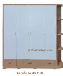 Tủ quần áo 4 cánh hiện đại MS 1120 Giá bán = 8.500.000 đ