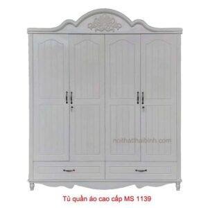 Tủ quần áo 4 cánh đẹp MS 1139 Giá bán= 10.000.000đ giảm còn= 9.000.000đ