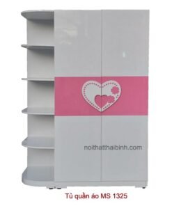 Tủ quần áo đẹp có kệ MS 1325 Giá bán= 7.000.000đ giảm còn= 6.000.000đ
