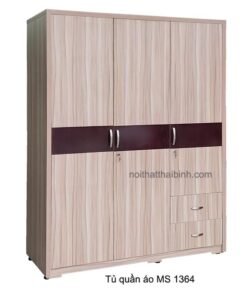 Tủ đựng quần áo gia đình đẹp MS 1364 Giá bán= 7.500.000đ giảm còn= 6.500.000đ