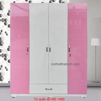 Tủ quần áo 4 cánh đẹp MS 1489 Giá bán= 8,000,000đ giảm còn= 6,000,000đ
