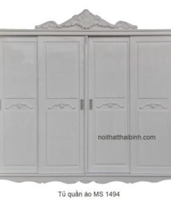 Tủ quần áo 4 cánh cửa lùa MS 1494 Giá bán= 15,000,000đ giảm còn= 13,500,000đ
