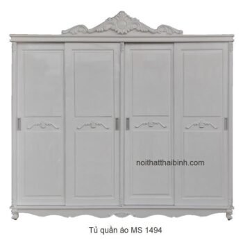 Tủ quần áo 4 cánh cửa lùa MS 1494 Giá bán= 15,000,000đ giảm còn= 13,500,000đ