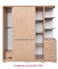 Tủ quần áo cánh trượt MS 1500 Giá bán= 9,000,000đ giảm còn= 8,000,000đ