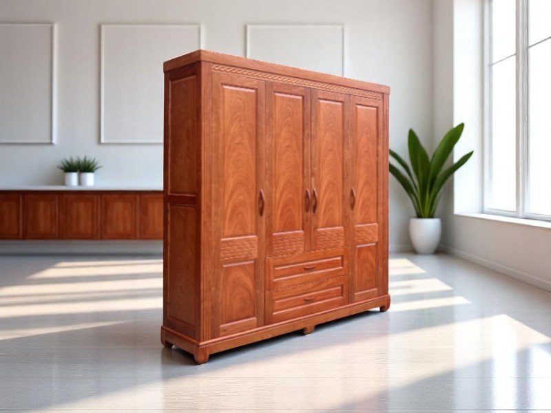 Mẫu tủ quần áo cửa lùa hiện đại