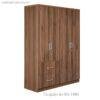 Tủ quần áo 3 cánh hiện đại MS 1980
