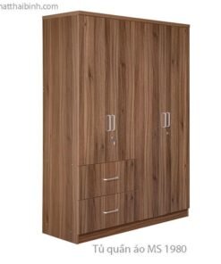 Tủ quần áo 3 cánh hiện đại MS 1980