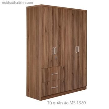 Tủ quần áo 3 cánh hiện đại MS 1980