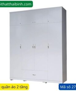 Tủ quần áo 2 tầng MS 2706