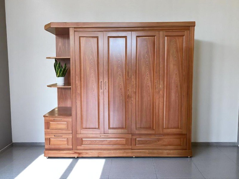 7 kiểu tủ quần áo gỗ phổ biến bạn nên biết