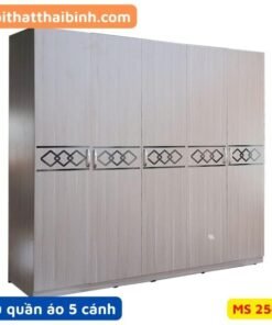 Tủ quần áo 5 cánh 2m4 MS 2543