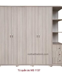 Tủ quần áo 2m4 MS 1137 Giá bán= 14.000.000đ giảm còn= 12.000.000đ
