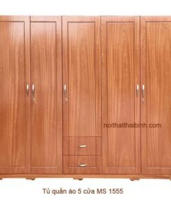 Tủ quần áo 5 cửa MS 1555 Giá bán= 14,000,000đ giảm còn= 12,000,000đ