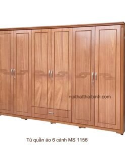 Tủ quần áo 6 cánh MS 1156 Giá bán = 14.000.000 đ