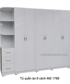 Tủ quần áo 6 cánh MS 1788