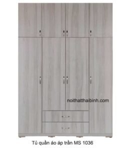 Tủ quần áo áp trần cao cấp MS 1036 Giá bán = 12.500.000 đ