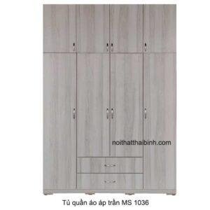 Tủ quần áo áp trần cao cấp MS 1036 Giá bán = 12.500.000 đ