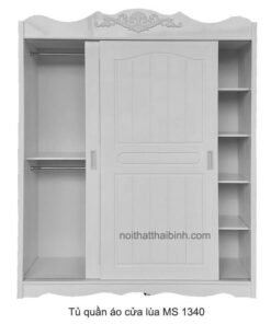 Tủ quần áo cánh trượt đẹp MS 1340 Giá bán= 9.000.000đ giảm còn= 7.000.000đ
