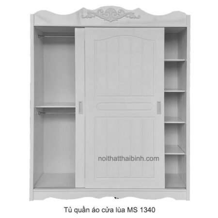 Tủ quần áo cánh trượt đẹp MS 1340 Giá bán= 9.000.000đ giảm còn= 7.000.000đ