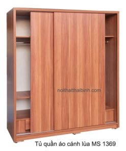 Tủ quần áo cánh lùa MS 1369 Giá bán= 8.000.000đ giảm còn= 7.000.000đ