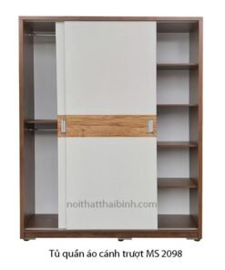Tủ quần áo cánh trượt hiện đại MS 2098