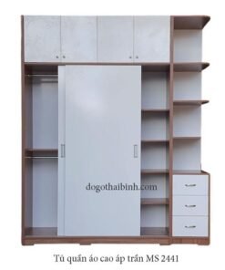 Tủ quần áo cao đụng trần MS 2441