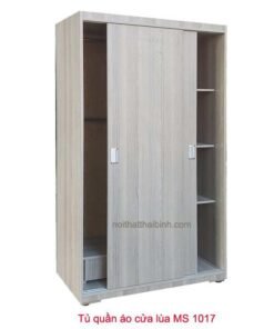 Tủ quần áo cửa lùa nhỏ MS 1017 Giá bán = 4.000.000 đ