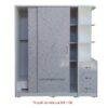 Tủ quần áo cửa lùa vân đá MS 1150 Giá bán= 9.500.000đ giảm còn= 8.500.000đ