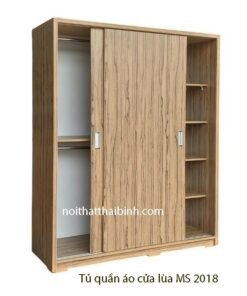 Tủ quần áo cửa lùa đẹp tphcm MS 2018