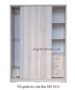 Tủ quần áo cửa lùa đẹp MS 2411
