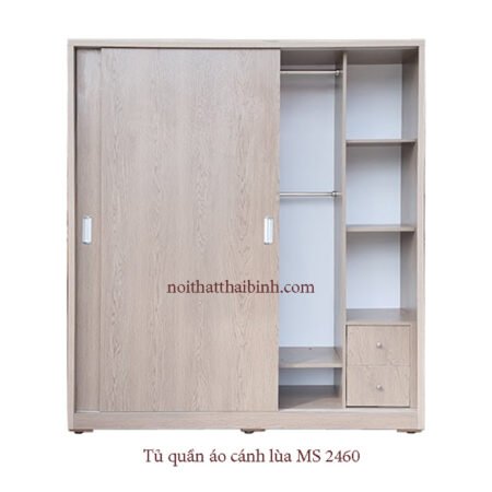 Tủ quần áo cửa lùa MS 2460