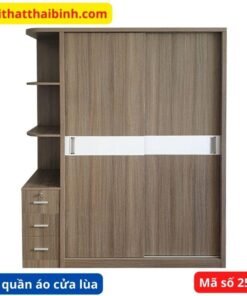 Tủ quần áo 2 cánh trượt đẹp MS 2567
