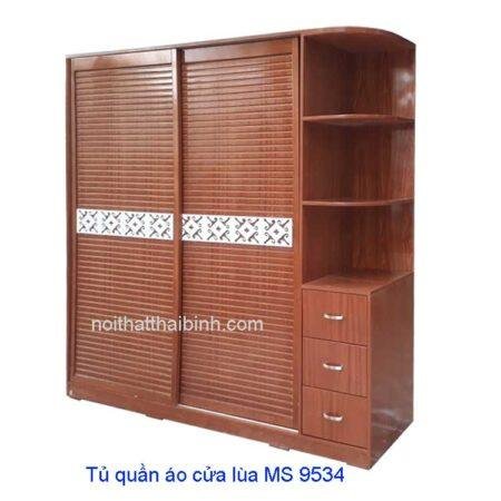 Tủ quần áo cửa lùa hiện đại MS 9534 Giá 2m0 = 9.500.000