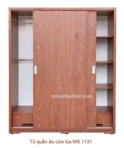 Tủ quần áo cửa lùa hiện đại tphcm MS 1131 Giá bán = 6.000.000 đ
