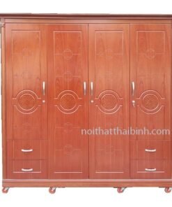 Tủ quần áo MS 9666 Giá 1m8 = 7.500.000