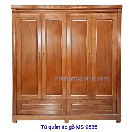 Tủ quần áo gỗ MS 9535 Giá 1m8 = 13.500.000