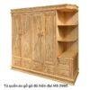 Tủ quần áo gỗ gõ đỏ hiện đại MS 2985