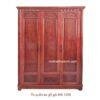 Mẫu tủ quần áo gỗ đẹp MS 1280 Giá bán = 13.500.000 đ giảm còn = 12.000.000 đ