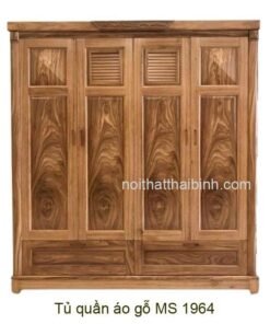 Tủ quần áo gỗ hương xám MS 1964