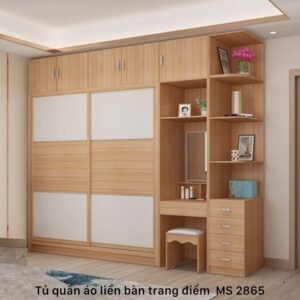 Tủ quần áo liền bàn trang điểm MS 2865