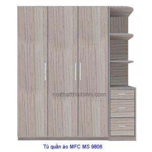 Tủ quần áo mfc hiện đại MS 9806 Giá 1m8 = 7.000.000