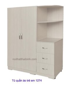 Tủ quần áo trẻ em đẹp MS 1247 Giá bán = 5.500.000đ giảm còn = 4.500.000đ