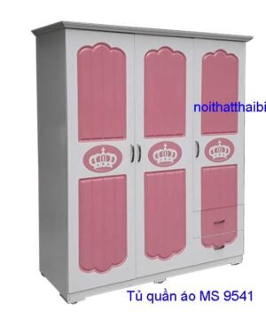 Tủ quần áo trẻ em bằng gỗ cn MS 9541 Giá 1m6 = 7.000.000